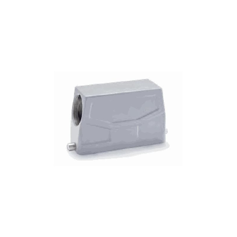 Capot 24B, Aluminium moulé sous pression, IP67, Sortie horizontale, M40